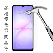 Protezione dello schermo in vetro temperato per Samsung Galaxy A07 5G - 9H - Case Friendly - Trasparente