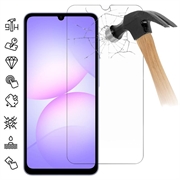 Protezione dello schermo in vetro temperato per Samsung Galaxy A07s - 9H - Case Friendly - Trasparente
