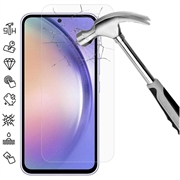 Pellicola salvaschermo in vetro temperato per Samsung Galaxy A55 - Case Friendly - Trasparente