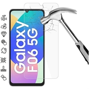 Pellicola Schermo in Vetro Temperato per Samsung Galaxy F06 5G - Case Friendly - Trasparente