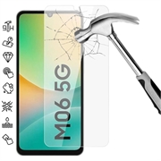 Protezione dello schermo in vetro temperato per Samsung Galaxy M06 - 9H - Case Friendly - Trasparente