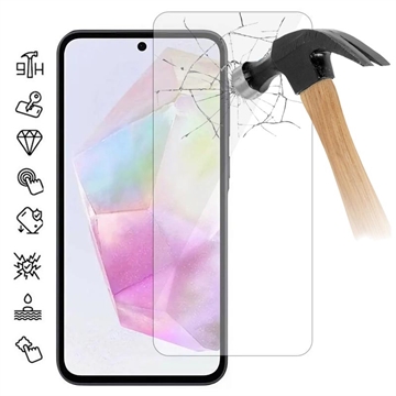 Proteggi Schermo in vetro temperato Samsung Galaxy M35 - 9H - Case Friendly  - Trasparente
