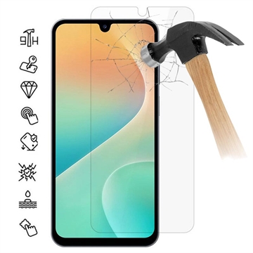Protezione dello schermo in vetro temperato per Samsung Galaxy M36 - 9H - Case Friendly - Trasparente