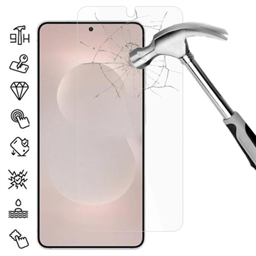 Protezione dello schermo in vetro temperato per Samsung Galaxy S26 Edge - 9H - Case Friendly - Trasparente