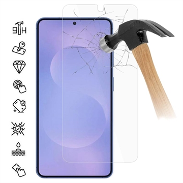 Protezione dello schermo in vetro temperato per Samsung Galaxy S26+ - 9H - Case Friendly - Trasparente