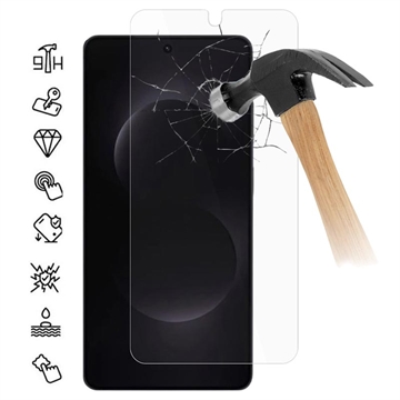 Protezione dello schermo in vetro temperato per Samsung Galaxy S26 Ultra - 9H - Case Friendly - Trasparente