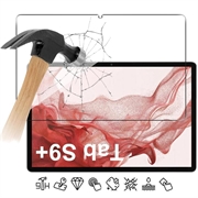 Pellicola salvaschermo in vetro temperato - 9H - Samsung Galaxy Tab S9+/S8+ - Case Friendly - Trasparente