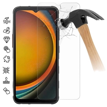 Proteggi Schermo in Vetro Temperato Samsung Galaxy Xcover7 - 9H - Case Friendly - Trasparente