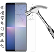 Pellicola salvaschermo in vetro temperato - 9H - Sony Xperia 5 V - Case Friendly - Trasparente