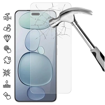 Protezione dello schermo in vetro temperato per Xiaomi Civi 5 Pro - 9H - Case Friendly - Trasparente