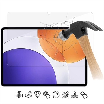 Protezione dello schermo in vetro temperato per Xiaomi Pad 7S Pro 12.5 - 9H - Case Friendly - Trasparente