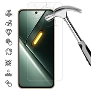 Protezione dello schermo in vetro temperato per Xiaomi Poco C95 Pro - 9H - Case Friendly - Trasparente