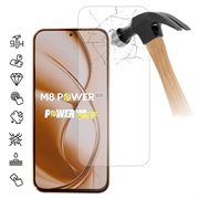Protezione dello schermo in vetro temperato per Xiaomi Poco M8 Power - 9H - Case Friendly - Trasparente