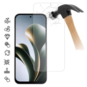 Protezione dello schermo in vetro temperato per Xiaomi Poco M8x - 9H - Case Friendly - Trasparente