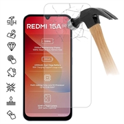 Protezione dello schermo in vetro temperato per Xiaomi Redmi 15a - 9H - Case Friendly - Trasparente