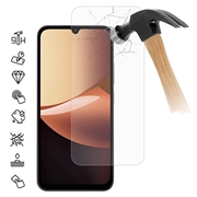 Protezione dello schermo in vetro temperato per Xiaomi Redmi 17C 5G - 9H - Case Friendly - Trasparente