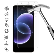 Protezione dello schermo in vetro temperato per Xiaomi Redmi 17C - 9H - Case Friendly - Trasparente