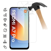 Protezione dello schermo in vetro temperato per Xiaomi Redmi A7 Pro - 9H - Case Friendly - Trasparente