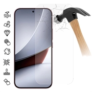 Protezione dello schermo in vetro temperato per Xiaomi Redmi K100 Pro Max/Poco F9 Ultra - 9H - Case Friendly - Trasparente