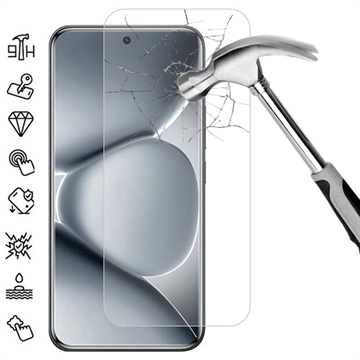 Protezione dello schermo in vetro temperato per Xiaomi Redmi Note 15 Pro 5G - 9H - Case Friendly - Trasparente