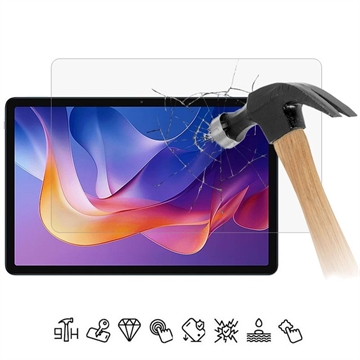 Protezione dello schermo in vetro temperato per Xiaomi Redmi Pad 2 - 9H - Case Friendly - Trasparente
