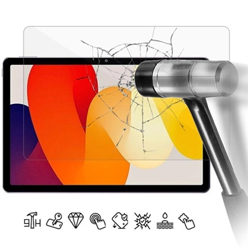 Pellicola salvaschermo in vetro temperato - 9H - per Xiaomi Redmi Pad SE - Case Friendly - Trasparente