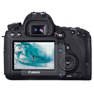 Proteggi Schermo in Vetro Temperato per Canon EOS 6D