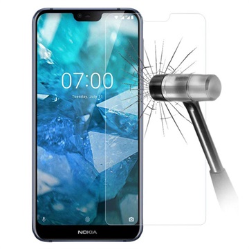 Proteggi Schermo in Vetro Temperato per Nokia 7.1 - 9H - Chiaro