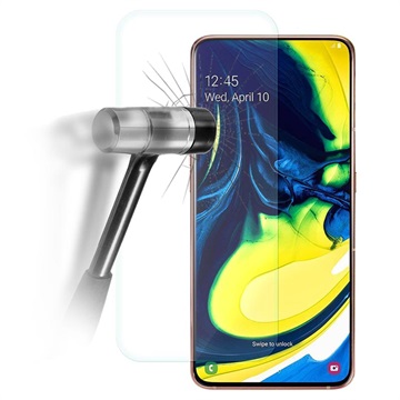 Proteggi Schermo in Vetro Temperato per Samsung Galaxy A80 - Trasparente