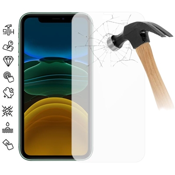 Pellicola salvaschermo in vetro temperato per iPhone 11 - 9H - Trasparente