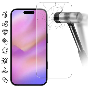 Protezione dello schermo in vetro temperato per iPhone 17 Pro Max - 9H - Case Friendly - Trasparente