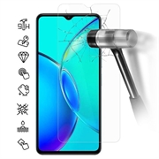 Pellicola Schermo in Vetro Temperato per vivo Y27 - Case Friendly - Trasparente
