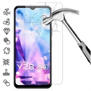 Proteggi Schermo in vetro temperato vivo Y28 - 9H - Case Friendly  - Trasparente