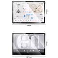 Tesla Model 3/Y 2023-2025 Protezione per schermo in vetro temperato per display anteriore/posteriore - 9H, 2 pezzi - Trasparente