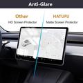 Tesla Model Y/L 2025-2026 Protezione per schermo in vetro temperato per display anteriore/posteriore - 9H, 2 pezzi - Trasparente