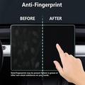 Tesla Model Y/L 2025-2026 Protezione per schermo in vetro temperato per display anteriore/posteriore - 9H, 2 pezzi - Trasparente