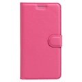 Custodia a Portafoglio iPhone 7 / iPhone 8 Textured - Rosa Neon
