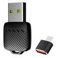 Piccolo adattatore USB wireless per CarPlay e Android Auto