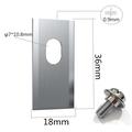 Lame rivestite in titanio per tosaerba robotizzati Dreame A1/A2 e Mova 600/1000 - 12 pezzi