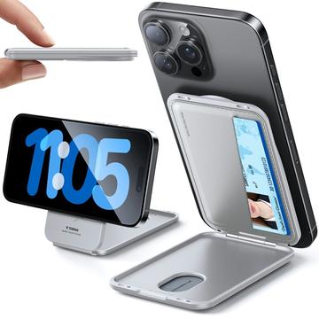 Torras 360 Portacarte MagSafe con supporto - Grigio