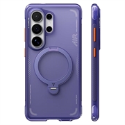 Custodia MagSafe per Samsung Galaxy S26 Ultra Torras Ostand Q3 Air - Viola scuro