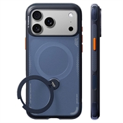Custodia MagSafe per iPhone 18 Pro Max/17 Pro Max Torras Ostand Q3 Air - Blu Scuro