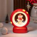 Luce notturna di Natale regolabile con controllo tattile per bambini - Pupazzo di neve