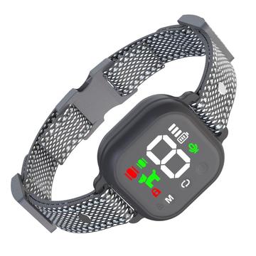 Collare per cani antiabbaio con touch screen - Bip e vibrazione a doppio motore