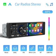 Stereo per auto Bluetooth con schermo tattile e CarPlay/Android Auto - SD, AUX, USB