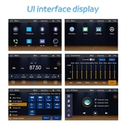 Stereo per auto Bluetooth con schermo tattile e CarPlay/Android Auto - SD, AUX, USB