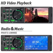 Stereo per auto Bluetooth con schermo tattile e CarPlay/Android Auto - SD, AUX, USB