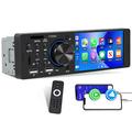Stereo per auto Bluetooth con schermo tattile e CarPlay/Android Auto - SD, AUX, USB