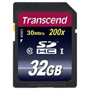 Scheda di memoria Transcend SDHC da 32 GB Classe 10 TS32GSDHC10