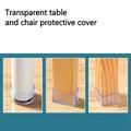 Tappi trasparenti per gambe di sedie - 40x40mm - 4 pz.